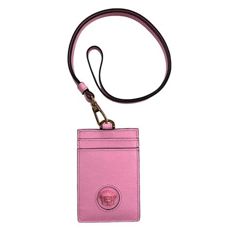 versace lanyard card holder|Versace card holder.